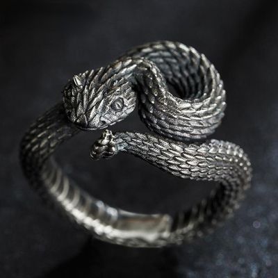 Rattlesnake Ring Viper Rings Men