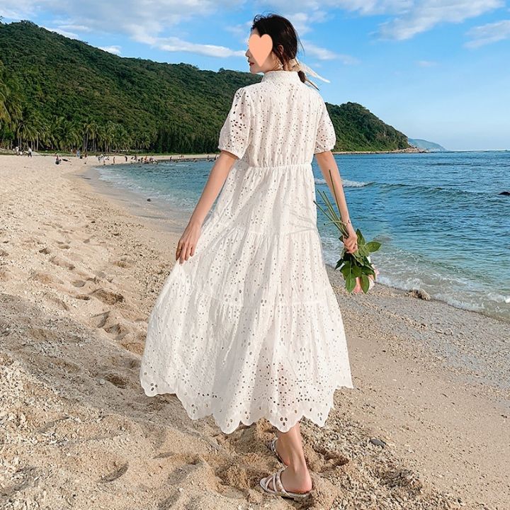 white-dress-new-super-fairy-skirts-seaside-beach-resort-lace-dresses-bali-beach-dress