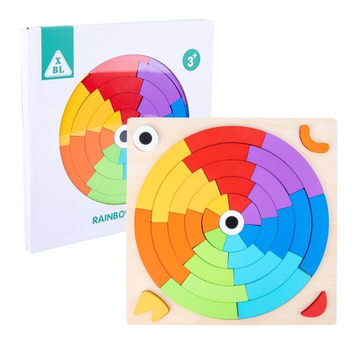 cod-ce-cpc-cross-border-wooden-rainbow-shape-building-blocks-baby-early-education-puzzle-brain-toy