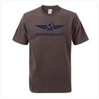 Aeroflot CCCP Civil Aviation USSR RUSSIA AIRFORCE Men T-Shirt 2023 Summer New Short Sleeve T Shirts Streetwear Hip Hop Tops Tee  JKC4