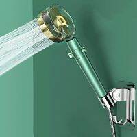 1 shower booster 360° rotation hand shower filtered water one-key water stop strong boost