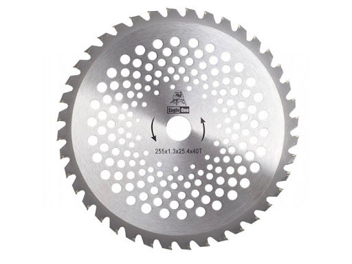 เครื่องตัดหญ้า-แบบสพาย-10-x40t-eagle-one-circular-saw-blade-ใบเลื่อยวงเดือน-ใบมีดตัดหญ้า-ใบมีดตัดหญ่า-ใบเลื่อยตัดหญ้า-10-นิ้ว-40-ฟัน-ใบเลื่อย-ตัดหญ้า