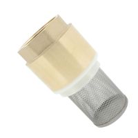 LLJLJ-Brass Check Valve With Filter For Pump 1/2 3/4 1 1-1/4 1-1/2 2 2-1/2 3 Inch Suction Foot Valve Strainer No Return