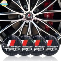 4pcs Car emblem wheel Center Hub Logo Cover Sticker Car wheel sticker for Toyota