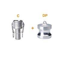 DN15 1/2 "Type B/c/d + Dp/e/f Type DC + E/f Camlock Fitting Adapter 304ตัวเชื่อมต่อสแตนเลส Quick Release Coupler