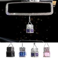 ✎❂ Car Logo Air Freshener Diffuser Perfume Fragrance Rearview Mirror Pendant Simulation Diamond Perfume Car Perfume Not Distribute