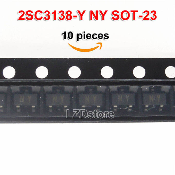 10ชิ้น2sc3138-ny-sot-23-2sc3138-y-sot23-smd-เครื่องหมายทรานซิสเตอร์-ny