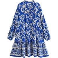 European and American Style 2023 Summer New Fashion Trend Womens Printed Mini Dress 9878142 080