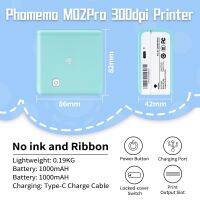 Phomemo เครื่องพิมพ์แบบพกพาขนาดเล็กไร้สายเครื่องพิมพ์ความร้อน M02pro ขนาด53มม. ผู้ผลิตสติกเกอร์สำหรับเครื่องพิมพ์ภาพรายการวารสาร DIY สำหรับโทรศัพท์