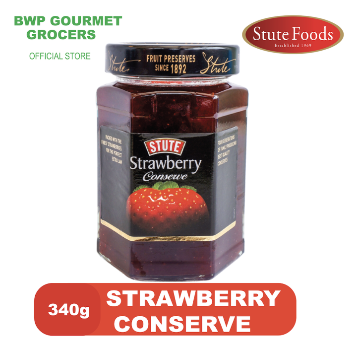 Stute Strawberry Conserve Extra Jam (340g) Lazada PH