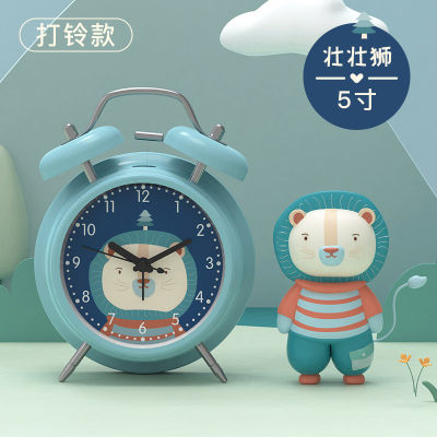 Home Decor Silent Small Cartoon Children Girl Alarm Clocks Table Clock Cute Morning Night Light Modern Creative Bedroom Gift