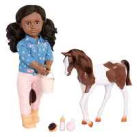Our Generation DOLL W/ PET FOAL, DAVEEN AA BD31387