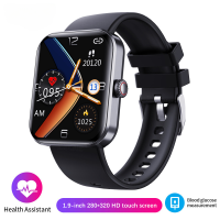 2023 New Health watch 1.90 นิ้วหน้าจอ HD สมาร์ทนาฬิกาผู้ชายมืออาชีพกีฬาสมาร์ทสร้อยข้อมือน้ำตาลในเลือดอุณหภูมิผู้ชายสมาร์ทนาฬิกา