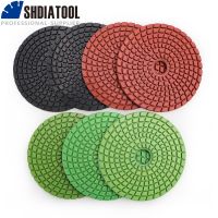 DIATOOL 7pcs/set Professional Diamond Flexible wet polishing pads 100mm granite marble ceramic/tile sanding disc Premium quality