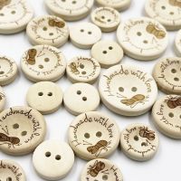 50pcs 15mm/20mm/25mm Butterfly Handmade love Buttons Scrapbooking Sewing Button WB879 Haberdashery