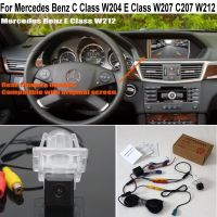 สำหรับ Mercedes Benz C Class W204 E Class W207 C207 W212 E200 E230 E350 E250 RCA และหน้าจอเดิมใช้งานร่วมกับ HD ด้านหลังกล้อง