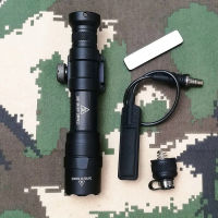 SOLAC tactical flashlight m600df 1400 lumens Scout light hunting softair mount weapon light