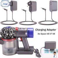 TENGJI หัวปลั๊ก V8 V7แรงดันไฟฟ้าแบบคู่สำหรับ Dyson V6แหล่งจ่ายไฟแบบสูญญากาศสำหรับอะแดปเตอร์เครื่องดูดฝุ่น Dyson ที่ชาร์จสายไฟ