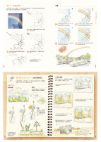 Chinese Line drawing book Color pencil warmth hand-painted book- My natural notes .Learning paintings for dairy notebooks