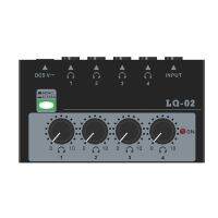 Professional Mini Audio Mixer Divider ออนไลน์ Multi-Platform Live Broadcast GAX-LQ02 Audio Mixer สำหรับหลายสถานการณ์