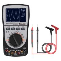 New 2 in 1 Intelligent Digital Oscilloscope Multimeter with Analog Bar Graph Color Screen Upgraded MT8206 Tools