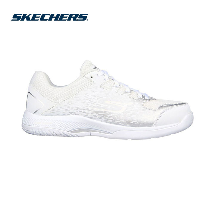 Skechers Women GO Pickleball Viper Court Shoes 172070C WHT Arch Fit