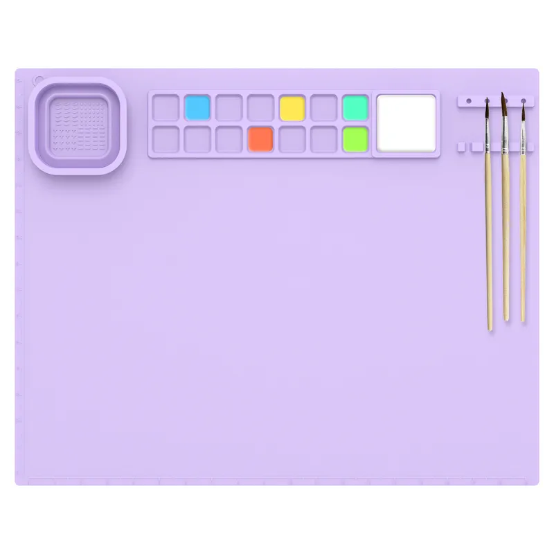 Silicone Painting Mat 20 x 16inch Large Silicone Artist Mat with