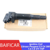 Baificar ยี่ห้อใหม่ของแท้ Ignition Coil 9807841880 597064สำหรับ Peugeot 207 208 308 Citroen C3 C4 VTI 1.4 1.6 THP