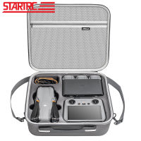 STARTRC กระเป๋าสะพายสำหรับ DJI Air 3อุปกรณ์เสริมจมูกถุงเก็บแบบพกพากระเป๋า PU กระเป๋าถือสำหรับ RC2 RC-N2กระเป๋าสะพาย