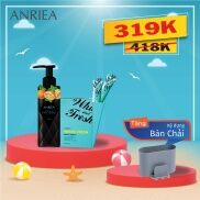 Combo Kem Đánh Răng Anriea Hương CAM + Hộp nước súc miệng