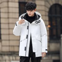 [COD] Mens down jacket tooling short winter warm thick casual style overcoming fashion handsome coat