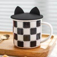 1pc silicone creative dustproof universal cat ear cup cover