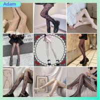 ถุงเท้าผู้หญิงสีดำ ADAM กลวงออก Hosiery Tights ถุงน่องถุงน่องตาข่ายตาข่าย