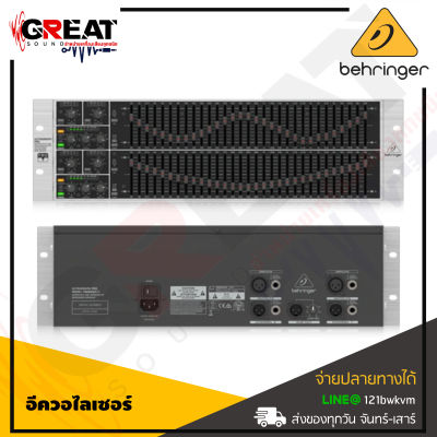 BEHRINGER ULTRAGRAPH PRO FBQ6200HD อีควอไลเซอร์ Audiophile 31-Band Stereo Graphic Equalizer with FBQ Feedback Detection System, 45mm faders, detent ALPS potentiometers and illuminated switches (รับประกันบูเซ่)