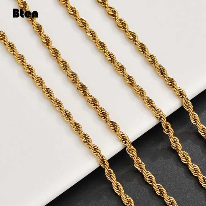 cw-bten-1-piece-gold-color-width-2mm-3mm-4mm-5mm-6mm-rope-chain-necklace-bracelet-for-men-women-stainless-steel-chain-necklace
