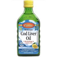 Carlson Cod Liver Oil Wild-Caught Norwegian Arctic Cod-Liver 250 ml