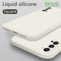 Lenuo เคสดั้งเดิมสุดหรูโทรศัพท์ซิลิโคนเหลวสี่เหลี่ยมสำหรับ Realme C53 C35 C33 C11 C12 C15 C17 Nazo 20 Pro Narzo N53 Realme 9i 9 Pro 8 8i 8 Pro X7 6 7i 7 Pro เคสหลังแบบบางเนื้อนิ่มเคสลูกกวาด