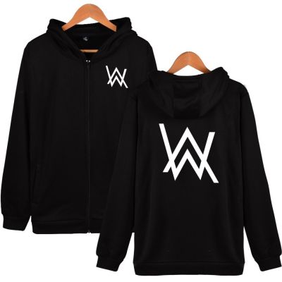 สินค้าใหม่ เสื้อกันหนาว มีฮู้ด แต่งซิป ลาย Alan Walker DJ Music เหมาะกับของขวัญวันเกิด สําหรับผู้ชาย QC7311625