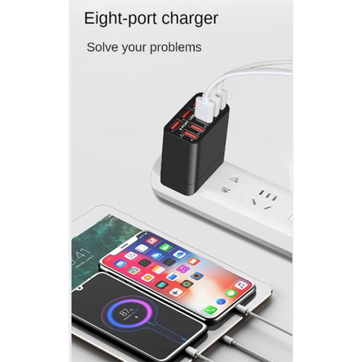 1-pcs-8-port-usb-porous-charger-foldable-portable-travel-quick-charger-eu-plug