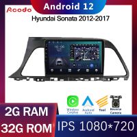 Acodo Android 12 Car Radio Multimedia Player Android 12.0 For Hyundai Sonata 2012-2017 Carplay Auto GPS Navigation System Wifi IPS Screen FM BT Car Radio Stereo Vedio Player Headunit