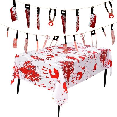 【CC】 Blood Table Apron Hand Flag Bar Terror Decoration