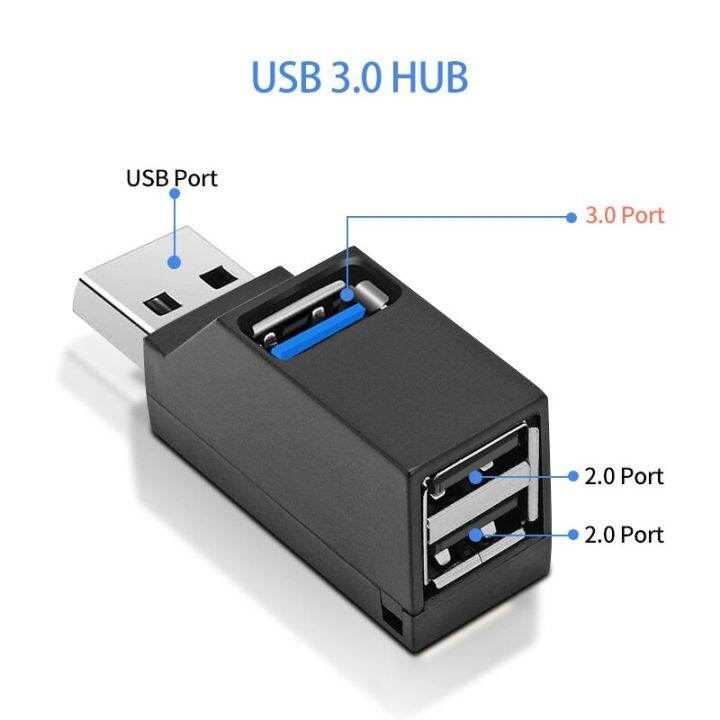 fonken-ตัวแยกสาย-usb-อะแดปเตอร์สำหรับแล็ปท็อป-hub3-0-usb-ฮับขนาดเล็ก-usb-ฮับสำหรับเมาส์และคีย์บอร์ด-udisk-เชื่อมต่อโทรศัพท์มือถือฮับ-usb-feona