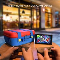 2021 Travel Carrying Case Compatible With Nintendo Switch Cute and Deluxe,Protective Hard Shell Carry Bag for Mario Fans 2in1