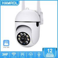 Hamrol YI loT 3MP 5G PTZ WiFi IP Camera Auto Tracking 2MP Color Night Vision Motion Detection Alarm Home CCTV Security Camera