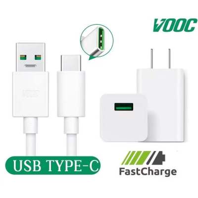 ✅จัดส่งไว1-2วัน✅สายชาร์จOppo +หัวชาร์จ ชุดชาร์จออปโป้ OPPO TYPE-C VOOC SET หัวชาร์จ+สายชาร์จ ของแท้ ชาร์จเร็ว fast chager รับประกัน 1ปี รองรับ Reno Series A95 A94 A93 A92 A91 A9 2020 /A74 5G/A7