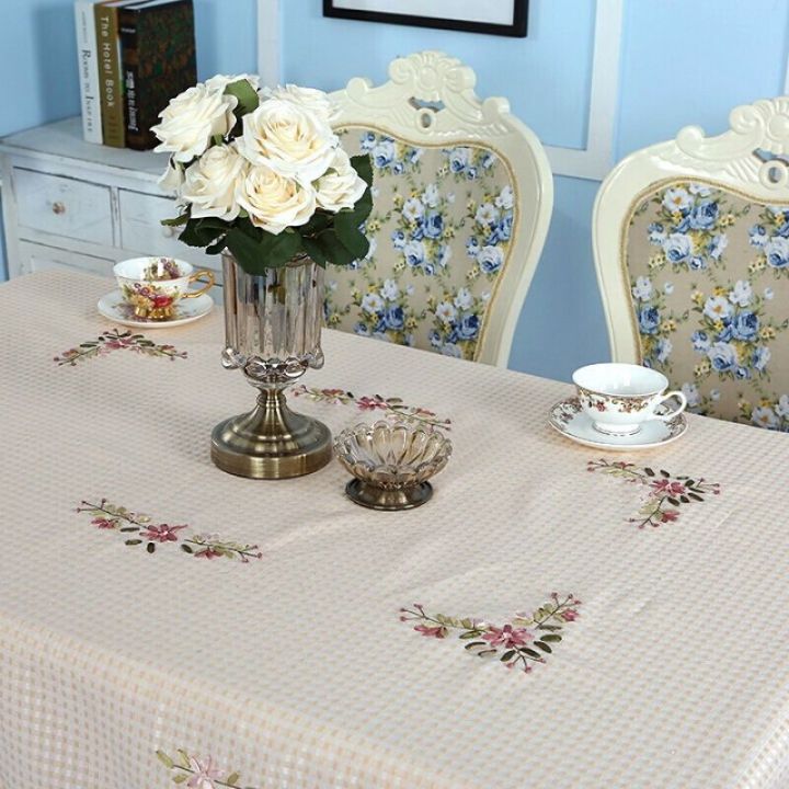 m-q-s-ผ้าปูโต๊ะ-ผ้าปูโต๊ะห้องนั่งเล่น-ตัวป้องกันโต๊ะ-การใช้งานหลายอย่าง-เย็บปักถักร้อยมือ-เรียบง่ายและมีสไตล์