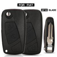 [New Changes] Jingyuqin 2/3 BTN Flip Folding Remote Car Key Shell Case สำหรับ Fiat Iveco Daily MK4 2006 2007 2008 2009 2010 2011 GT10 Key Blade