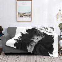 Johnny Hallyday Photo Velvet Throw Blankets vintage Blankets for Bed Car Super Soft Quilt