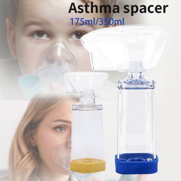 Asthma Inhaler Spacer Atomizer Cup MDI Anti-static Chamber for Adults ...