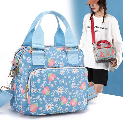 2023 New Korean Style Fashionable Printed Shoulder Bag Hand Bag Simple All-Match Casual Multi-Layer Messenger Bag 2023
